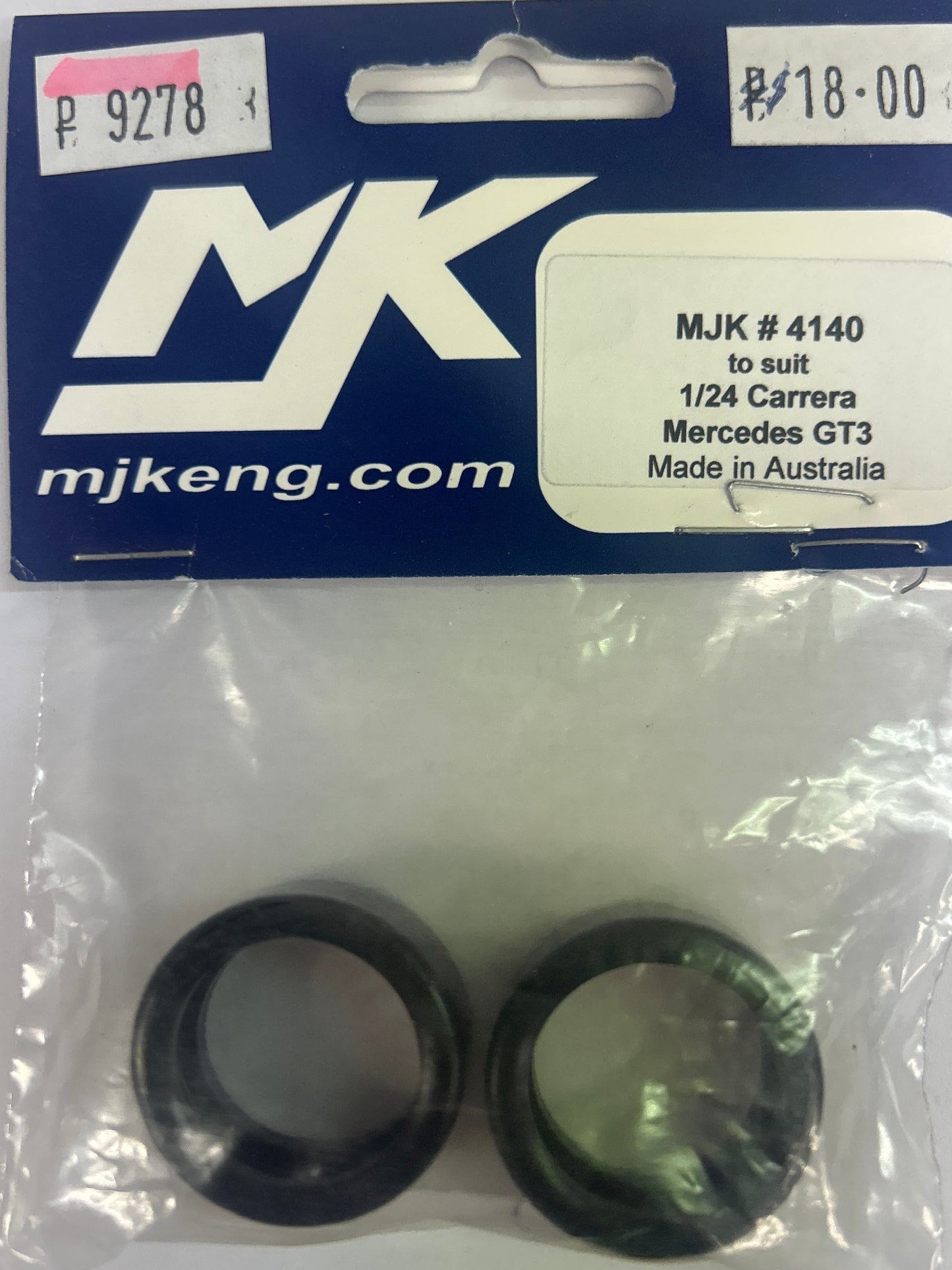 MJK 1/24 CARRERA MERCEDES GT3 TYRES MJK 4140