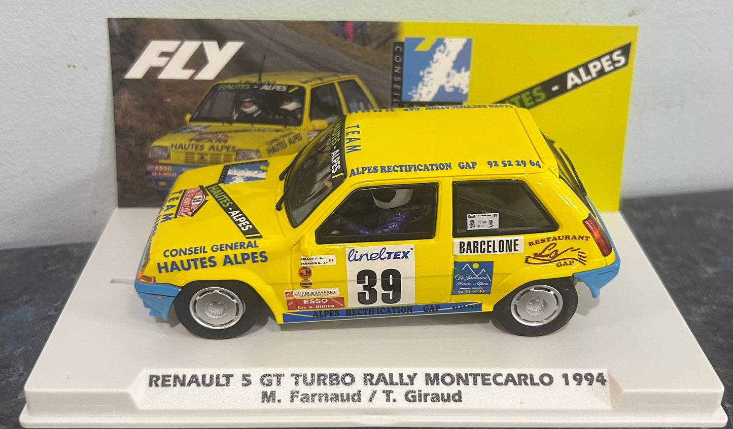 FLY RENAULT 5 GT TURBO HAUTES ALPES #39 E2107