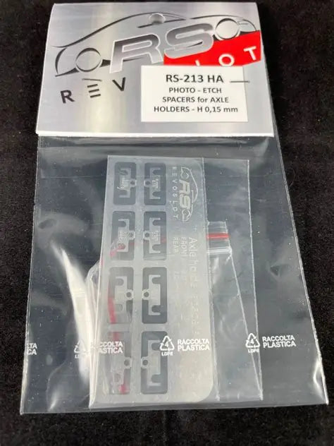 RevoSlot Photo Etched Spacers for Axle Holders - H 0.15mm (x4 front and rear) RS-213 HA