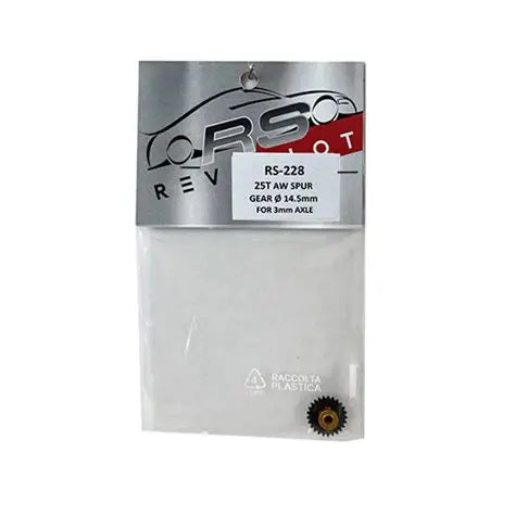 RevoSlot Anglewinder 25T Spur Gear Nylon 14.5mm diameter RS-228