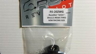 RevoSlot G25 Compound Wide Rear Rubber Tires - (20 x 11.5 mm) RS-202WG