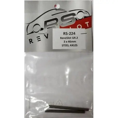 RevoSlot GR.2 3mm x 46mm Rear Axles (x2) RS-224