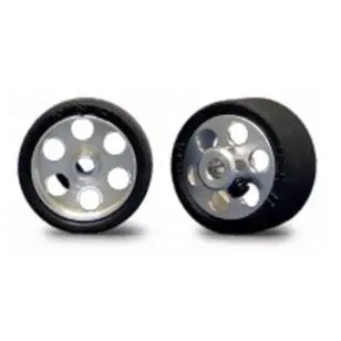 NSR FRONT RTR 19X10MM TRUED LOW FRICTION RUBBER TYRES Ø16MM 9002