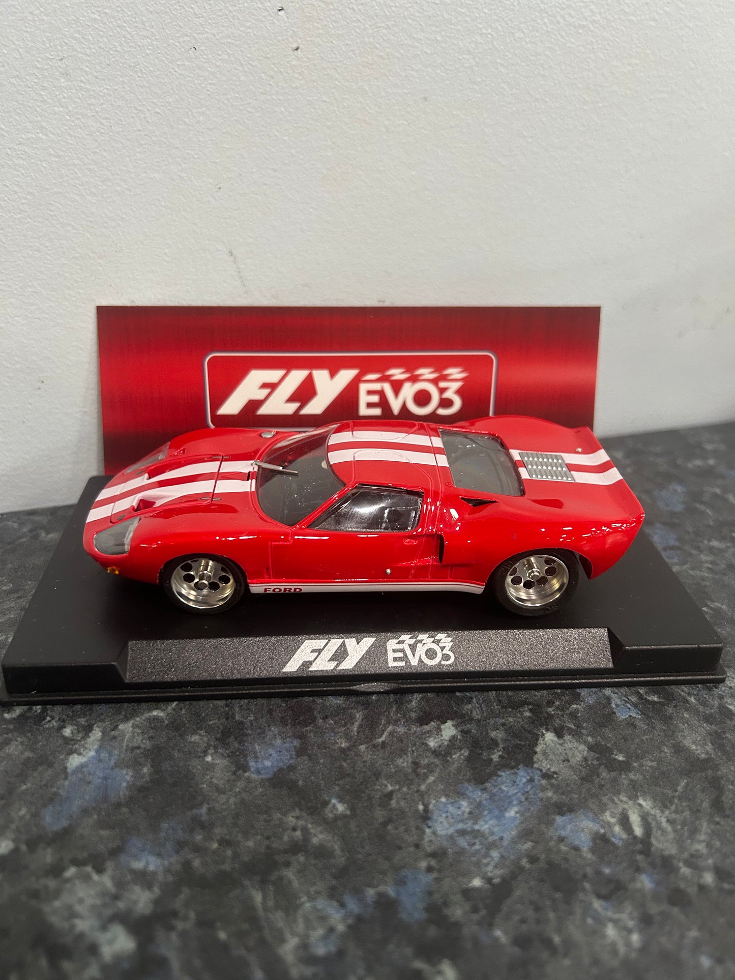 FLY EVO-3 FORD GT40 MKI - RED R2006R1