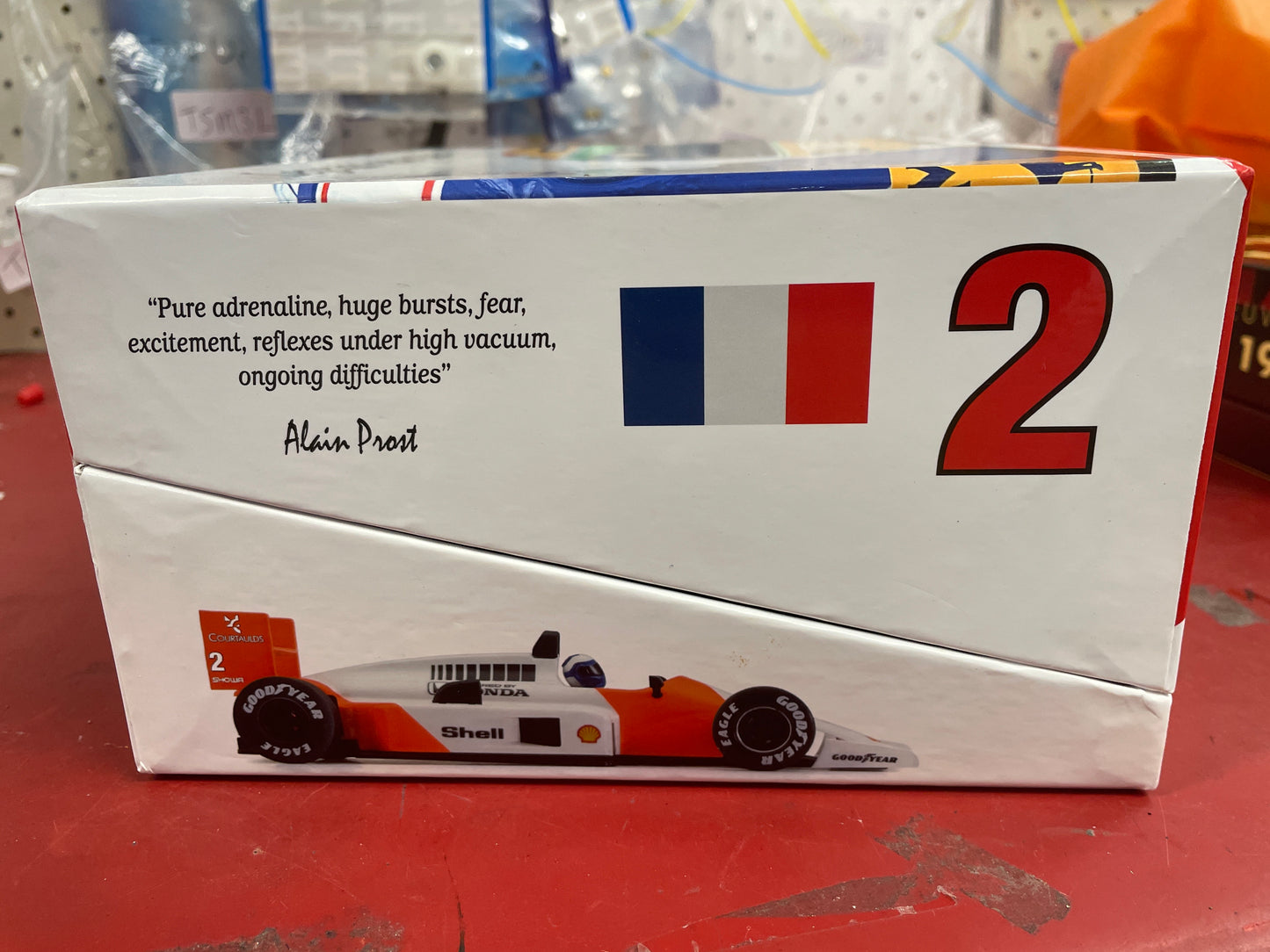 NSR 1-32 FORMULA LEGENDS F1 LIMITED EDITION BOX SET NO1 AYRTON SENNA, NO2 ALAIN PROST