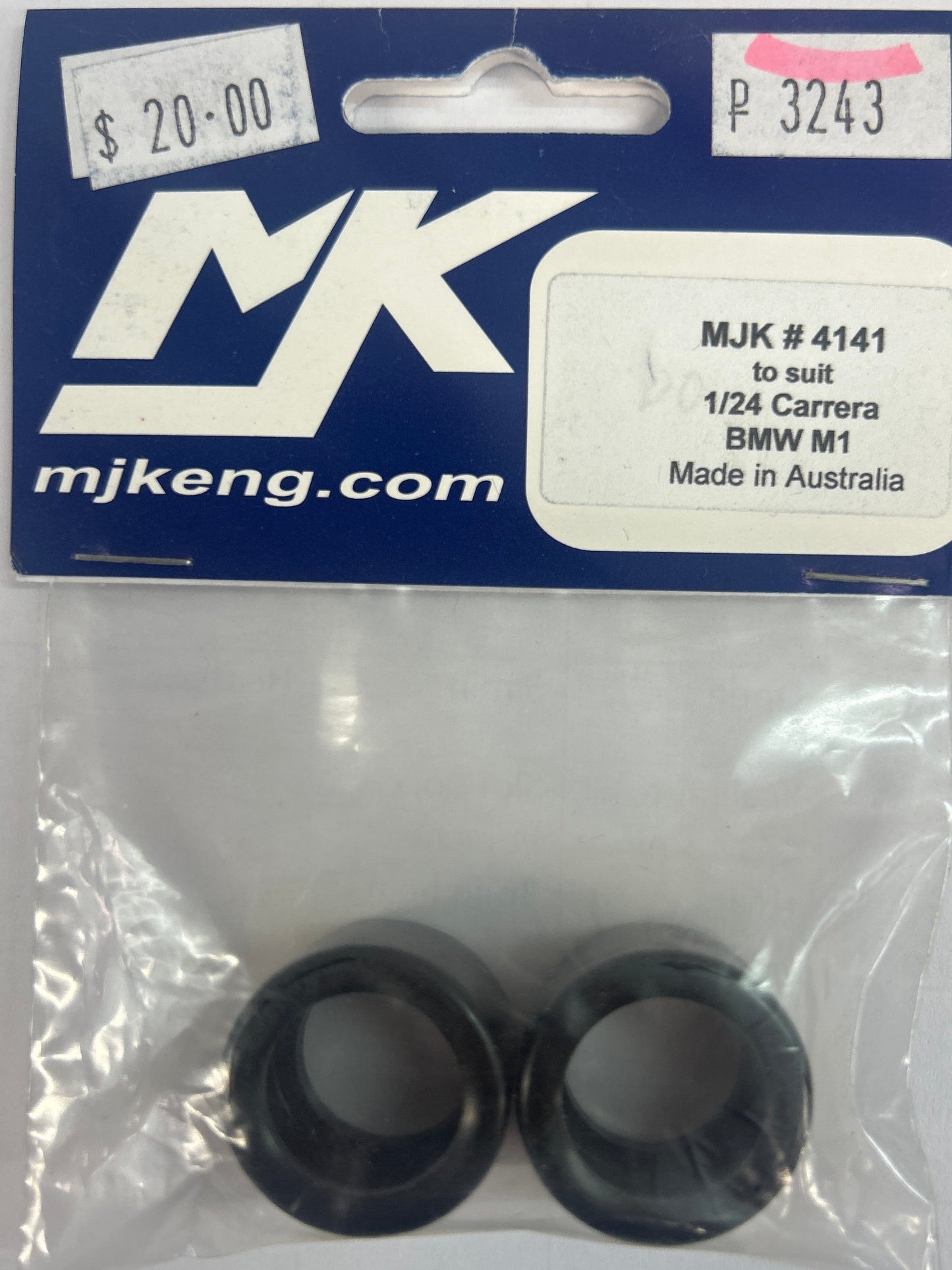 MJK 1/24 CARRERA BMW M1 TYRES MJK 4141