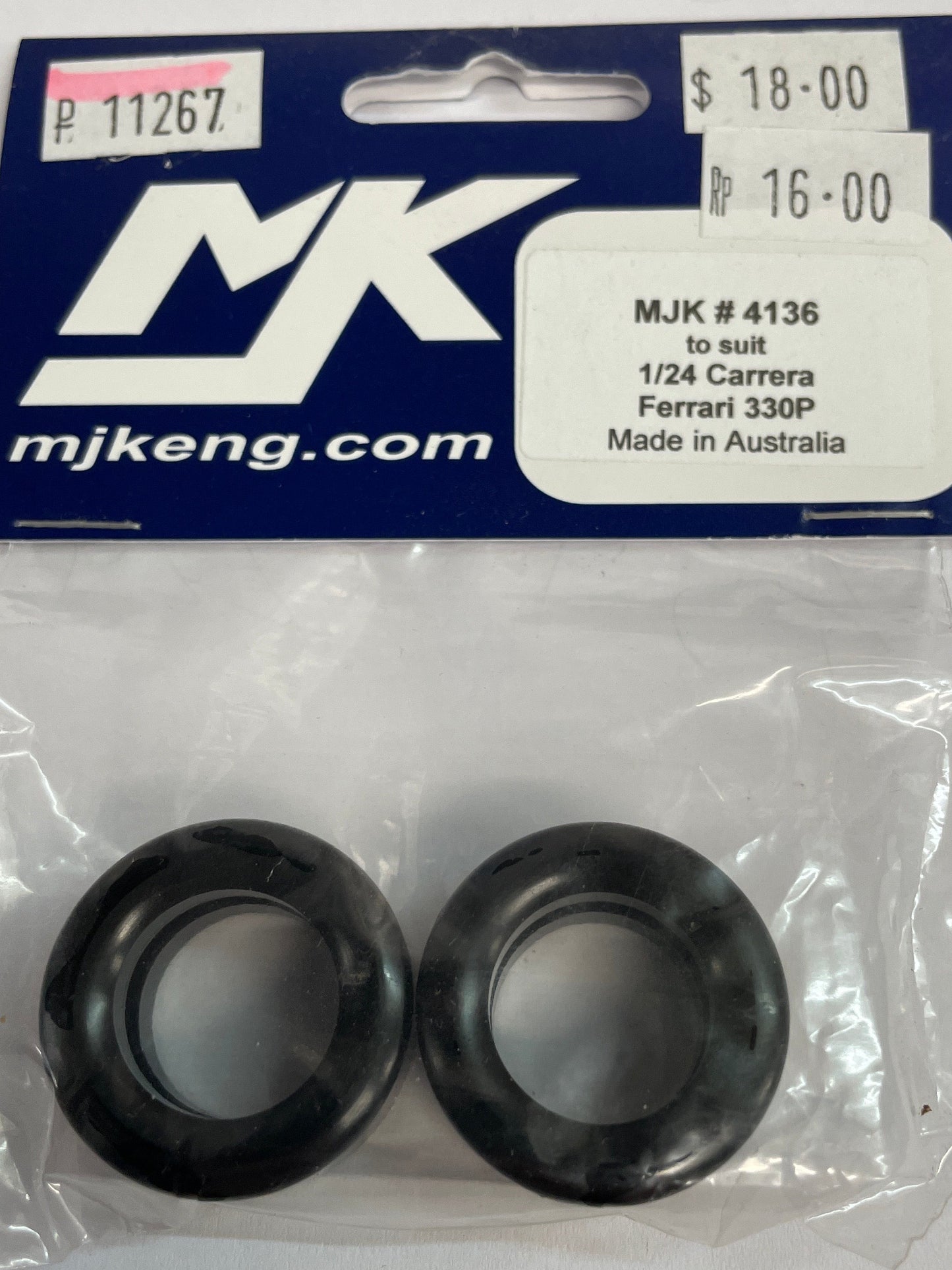 MJK 1/24 CARRERA FERRARI 330P TYRES MJK 4136
