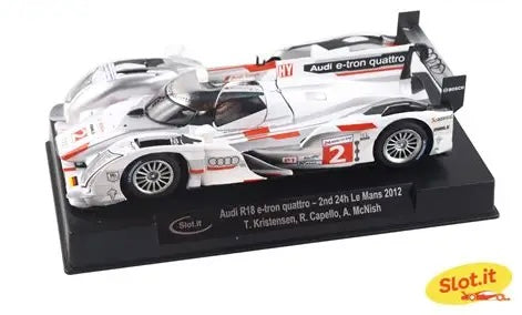 SLOT.IT 1-32 AUDI R18 E-TRON QUATTRO NO. 2 - 2ND 24HRS OF LE MANS - 2012 CA38B