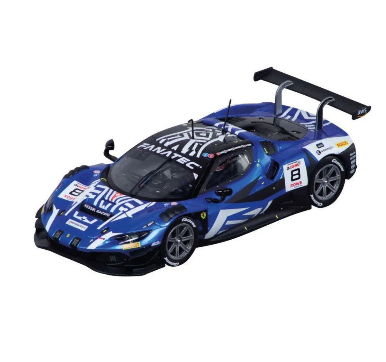 CARRERA 1-24 DIGITAL 124 FERRARI 296 GT3 NO. 8 KESSEL RACING 24HR SPA 2024 23989
