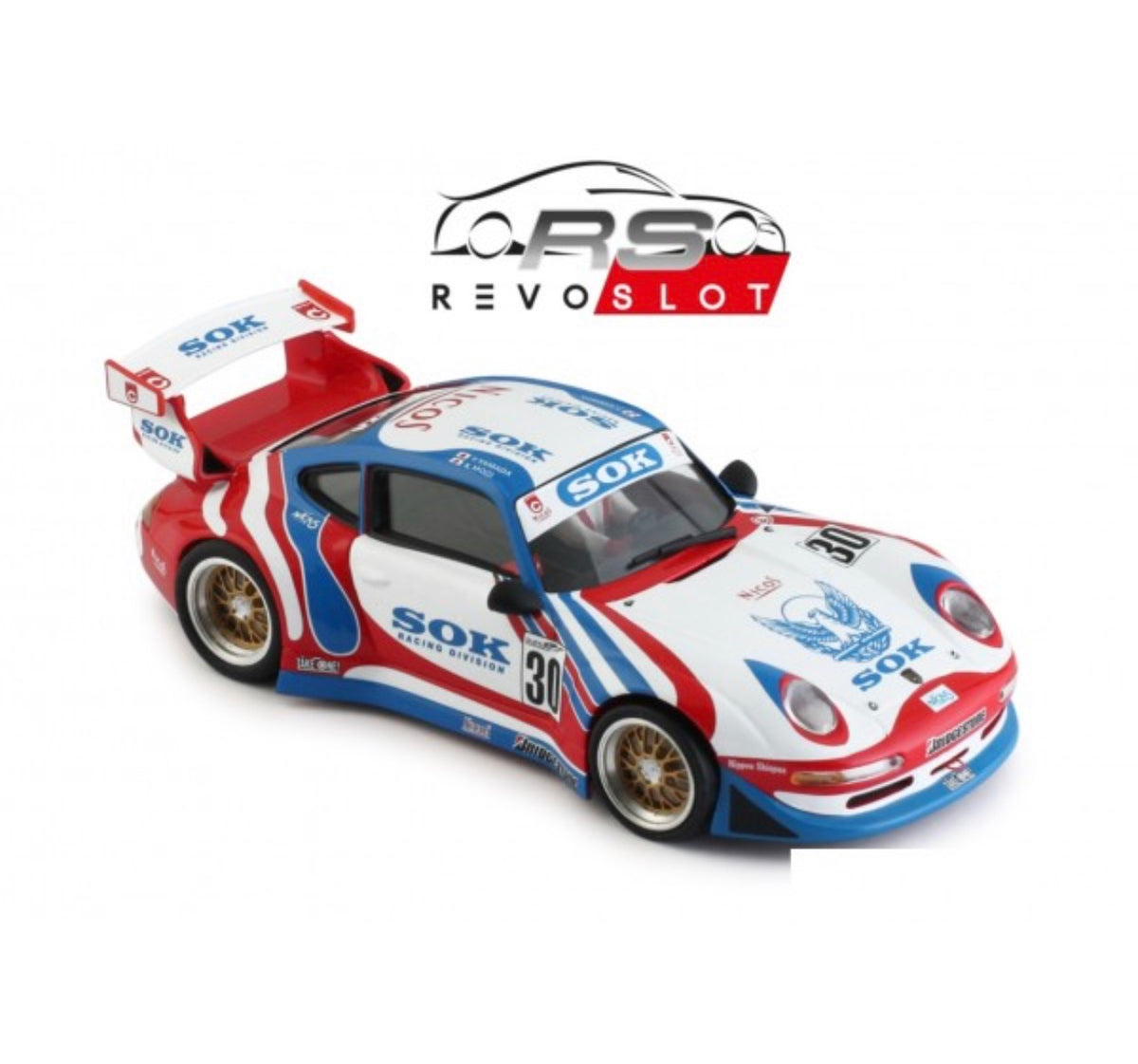 REVO SLOT PORSCHE 911 GT2 SOGO - KEIBI #30 RSO323