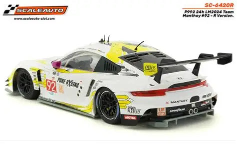 SCALEAUTO 1-32 PORSCHE 911 GT3 R (992) NO. 92 LE MANS 24H 2024 R-SERIES SC-6420R