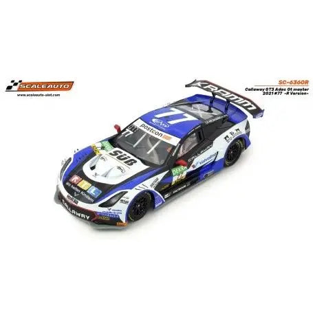 SCALEAUTO 1-32 CHEVROLET CALLAWAY CORVETTE C7.R GT3 NO. 77 - VALVOLINE - ADAC GT '21 SC-6360R
