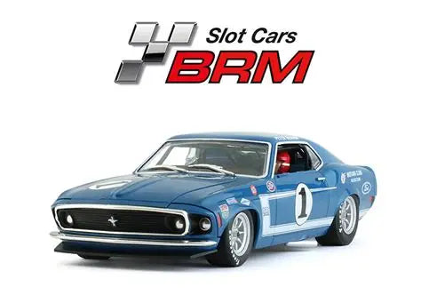 BRM 1-24 FORD MUSTANG BOSS 302 NO. 1 - TRANS-AM LAGUNA SECA - P. REVSON BRM194