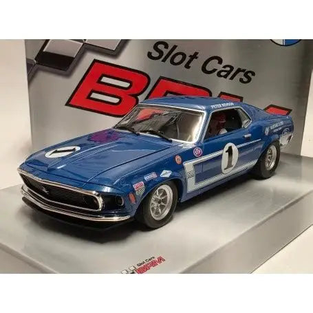 BRM 1-24 FORD MUSTANG BOSS 302 NO. 1 - TRANS-AM LAGUNA SECA - P. REVSON BRM194