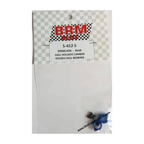 BRM ‘BRM MINICARS’ DOUBLE BALL BEARING REAR AXLE HOLDERS - PAIR S-412 S