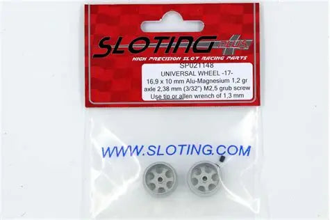 SLOTING PLUS DURALUMINIUM WHEELS 3/32 (16.9 X 10MM) SP021148
