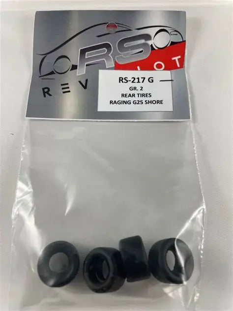 RevoSlot Group 2 Racing G25 Rear Tires – Shore 25 RS-217 G