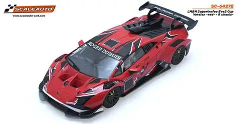 SCALEAUTO LAMBORGHINI HURACAN SUPERTROFEO EVO2 - CUP VERSION - RED SC6427E