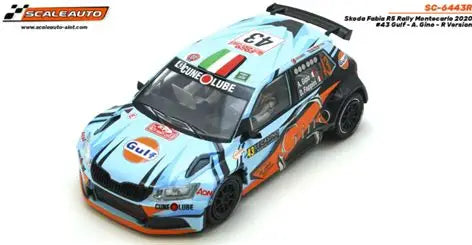 SCALEAUTO SKODA FABIA R5 #43 - RALLY MONTECARLO '20 SC6443R