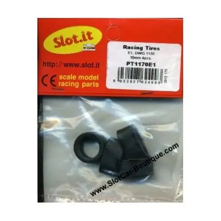 Slot.it Tires 17x10mm, E1 compound Slick x4 PT1170E1