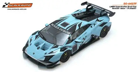 SCALEAUTO LAMBORGHINI HURACAN SUPERTROFEO EVO 2 CUP VERSION BLUE 1:32 SLOT CAR SC6427F