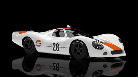 NSR FORD ALAN MANN P68 #28 - GULF OILS - WHITE 0656SW